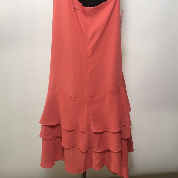 Cooper & Ella Ruffle Dress Coral - Picture 4 of 7